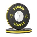 BTBR SET Zestaw talerzy bumper 140 kg HMS czarny siłowy