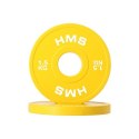 CBRS15 Talerze olimpijskie 2x1,5 kg HMS stalowe 51 mm gumowane