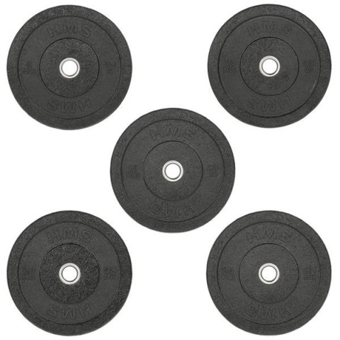 CHTBR talerz olimpijski bumper 15 kg HMS czarny na Sztangę Crossfit i Siłownia CHTBR talerz olimpijski bumper 15 kg HMS czarny na Sztangę Crossfit i Siłownia