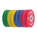 TBR PROFI SET 8 TALERZY OLIMPIJSKICH BUMPER 10/15/20/25 KG HMS