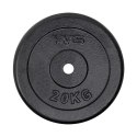 TCZ20 TALERZ CZARNY 20 KG HMS + klasyk każdej domowej siłki na gryf fi30