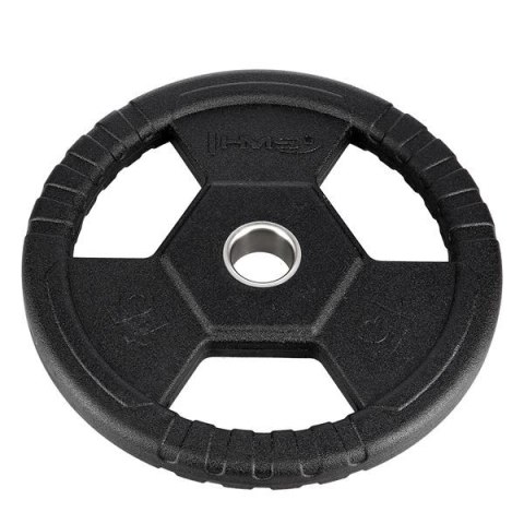 TOH15 Czarny talerz olimpijski ogumowany 15 kg HMS TOH15 Czarny talerz olimpijski ogumowany 15 kg HMS