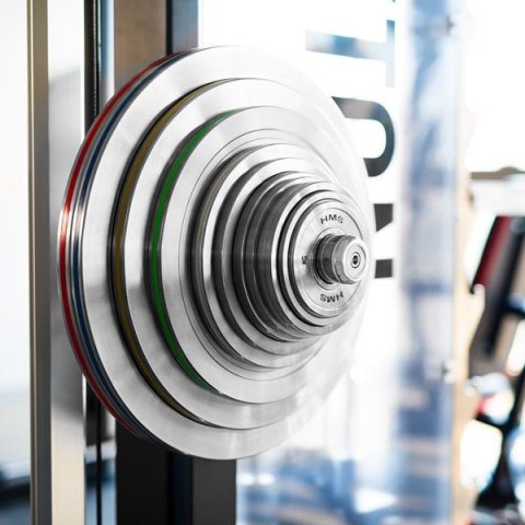 TOS ZESTAW TALERZY OLIMPIJSKICH STALOWYCH KALIBROWANYCH 2 x 0.25 - 1.25 KG (6 KG) HMS TOS ZESTAW TALERZY OLIMPIJSKICH STALOWYCH KALIBROWANYCH 2 x 0.25 - 1.25 KG (6 KG) HMS