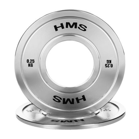 TOS02 TALERZ OLIMPIJSKI STALOWY KALIBROWANY 0.25 KG HMS TOS02 TALERZ OLIMPIJSKI STALOWY KALIBROWANY 0.25 KG HMS