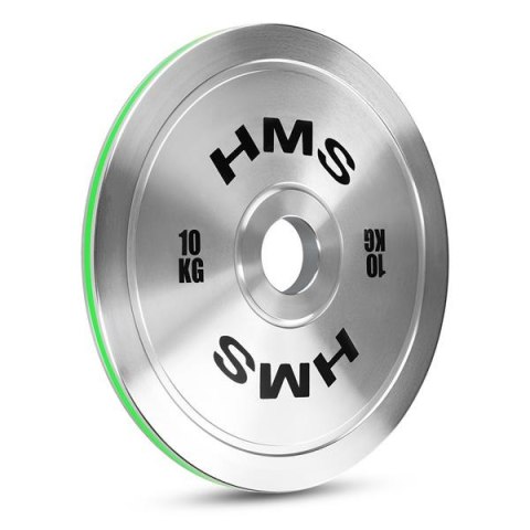 TOS100 TALERZ OLIMPIJSKI STALOWY KALIBROWANY 10 KG HMS TOS100 TALERZ OLIMPIJSKI STALOWY KALIBROWANY 10 KG HMS