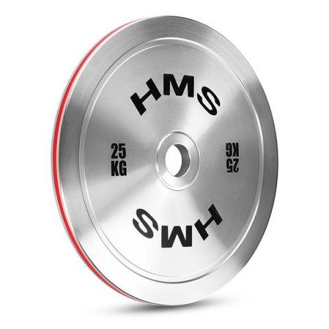TOS250 TALERZ OLIMPIJSKI STALOWY KALIBROWANY 25 KG HMS TOS250 TALERZ OLIMPIJSKI STALOWY KALIBROWANY 25 KG HMS