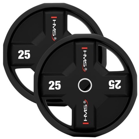 TPC SET ZESTAW TALERZY OLIMPIJSKICH POLIURETANOWYCH 2 x 2.5 - 25 KG CPU (155 KG) HMS TPC SET ZESTAW TALERZY OLIMPIJSKICH POLIURETANOWYCH 2 x 2.5 - 25 KG CPU (155 KG) HMS