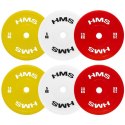 TPP zestaw talerzy olimpijskich PE 2x1.5–5 kg 18kg HMS trening