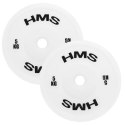 TPP zestaw talerzy olimpijskich PE 2x1.5–5 kg 18kg HMS trening