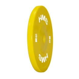 TPP01 Talerz olimpijski 2×1,5 kg HMS Żółty – do gryfu olimpijskiego