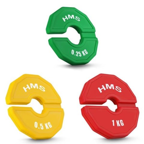TSN ZESTAW TALERZY TYPU NAKŁADKA 2 x 0.25 - 1 KG (3.5 KG) HMS TSN ZESTAW TALERZY TYPU NAKŁADKA 2 x 0.25 - 1 KG (3.5 KG) HMS