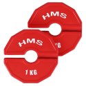 TSN100 2 x 1 KG TALERZ NA SPRZĘT DO TRENINGU SIŁOWEGO I FITNESS TYPU NAKŁADKA 2 x 1 KG HMS