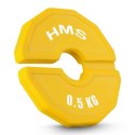 TSN50 2 x 0.5 KG TALERZ NA SPRZĘT DO TRENINGU SIŁOWEGO I FITNESS TYPU NAKŁADKA 2 x 0.5 KG HMS