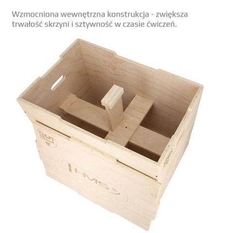 DSC01 SKRZYNIA PLYOMETRYCZNA WZMOCNIONA 750x600x500MM HMS DSC01 SKRZYNIA PLYOMETRYCZNA WZMOCNIONA 750x600x500MM HMS