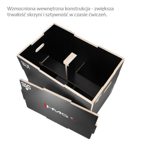 DSC02 SKRZYNIA PLYOMETRYCZNA WZMOCNIONA 750x600x500MM HMS DSC02 SKRZYNIA PLYOMETRYCZNA WZMOCNIONA 750x600x500MM HMS