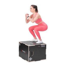 DSC02 Skrzynia drewniana crossfit HMS 3w1 75x60x50 cm 300 kg