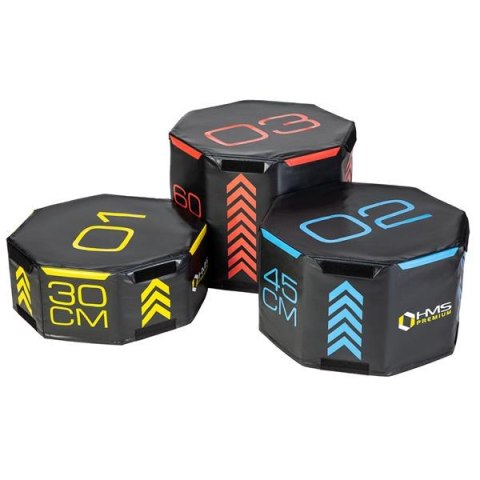 PYOBS01 SKRZYNIE PLYOMETRYCZNE OCTAGON SOFT ZESTAW HMS PREMIUM PYOBS01 SKRZYNIE PLYOMETRYCZNE OCTAGON SOFT ZESTAW HMS PREMIUM