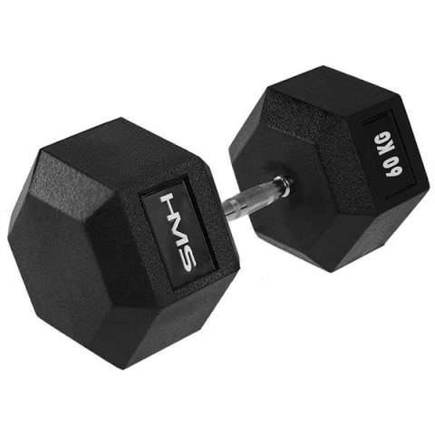 HEX PRO 60 KG – Najcięższa Hantla Gumowana HMS HEX PRO 60 KG – Najcięższa Hantla Gumowana HMS