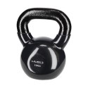 Kettlebell 10 kg Żeliwny z Winylu KNV10 BLACK HMS - Ergonomiczny Uchwyt