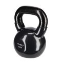 Kettlebell 10 kg Żeliwny z Winylu KNV10 BLACK HMS - Ergonomiczny Uchwyt