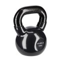 Kettlebell 10 kg Żeliwny z Winylu KNV10 BLACK HMS - Ergonomiczny Uchwyt