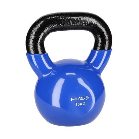 KNV10 BLUE KETTLEBELL ŻELIWNY POKRYTY WINYLEM HMS KNV10 BLUE KETTLEBELL ŻELIWNY POKRYTY WINYLEM HMS