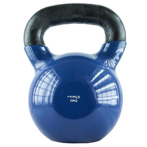 KNV20 BLUE KETTLEBELL ŻELIWNY POKRYTY WINYLEM HMS KNV20 BLUE KETTLEBELL ŻELIWNY POKRYTY WINYLEM HMS