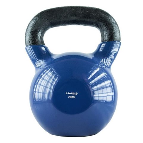 KNV28 BLUE KETTLEBELL ŻELIWNY POKRYTY WINYLEM HMS KNV28 BLUE KETTLEBELL ŻELIWNY POKRYTY WINYLEM HMS