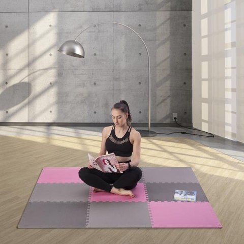 MP10 MATA PUZZLE MULTIPACK PINK-GREY 9 ELEMENTÓW 10MM ONE FITNESS MP10 MATA PUZZLE MULTIPACK PINK-GREY 9 ELEMENTÓW 10MM ONE FITNESS