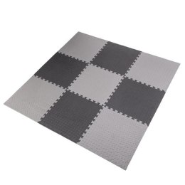 Mata Puzzle MP12 9 Elementów 12mm Szara HMS PREMIUM - Do Fitnessu i Zabaw