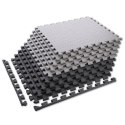 Mata Puzzle MP12 9 Elementów 12mm Szara HMS PREMIUM - Do Fitnessu i Zabaw