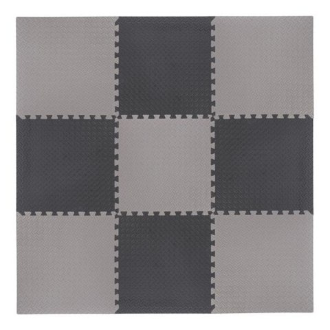 Mata Puzzle MP12 9 Elementów 12mm Szara HMS PREMIUM - Do Fitnessu i Zabaw Mata Puzzle MP12 9 Elementów 12mm Szara HMS PREMIUM - Do Fitnessu i Zabaw