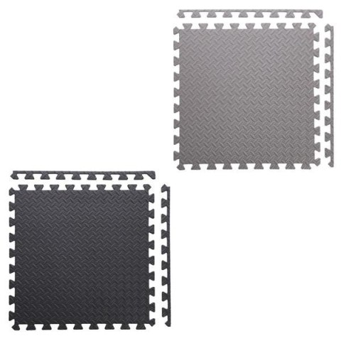 Mata Puzzle MP12 9 Elementów 12mm Szara HMS PREMIUM - Do Fitnessu i Zabaw Mata Puzzle MP12 9 Elementów 12mm Szara HMS PREMIUM - Do Fitnessu i Zabaw