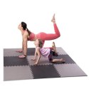 Mata Puzzle MP12 9 Elementów 12mm Szara HMS PREMIUM - Do Fitnessu i Zabaw