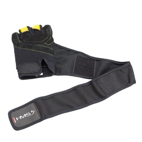 RST01 Rękawice treningowe M HMS black/yellow z ściągaczem siłownia RST01 Rękawice treningowe M HMS black/yellow z ściągaczem siłownia