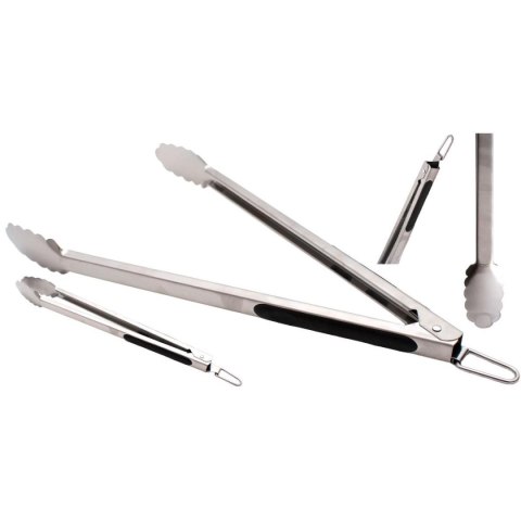 SZCZYPCE DO GRILLA ZE STALI NIERDZEWNEJ DŁ.38CM