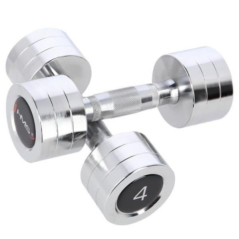 Hantle Chromowane HMS CHD04 –Zestaw 2 szt. 4 KG- klasyka w pięknym wydaniu Hantle Chromowane HMS CHD04 –Zestaw 2 szt. 4 KG- klasyka w pięknym wydaniu