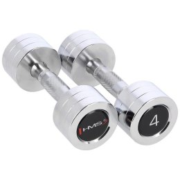 Hantle Chromowane HMS CHD04 –Zestaw 2 szt. 4 KG- klasyka w pięknym wydaniu
