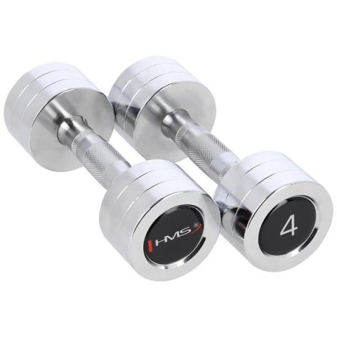 Hantle Chromowane HMS CHD04 –Zestaw 2 szt. 4 KG- klasyka w pięknym wydaniu Hantle Chromowane HMS CHD04 –Zestaw 2 szt. 4 KG- klasyka w pięknym wydaniu