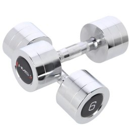 Hantle Chromowane HMS CHD06 –Zestaw 2 szt. 6 KG- klasyka w pięknym wydaniu