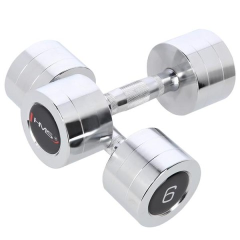 Hantle Chromowane HMS CHD06 –Zestaw 2 szt. 6 KG- klasyka w pięknym wydaniu Hantle Chromowane HMS CHD06 –Zestaw 2 szt. 6 KG- klasyka w pięknym wydaniu