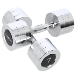 Hantle Chromowane HMS CHD07 –Zestaw 2 szt. 7 KG- klasyka w pięknym wydaniu