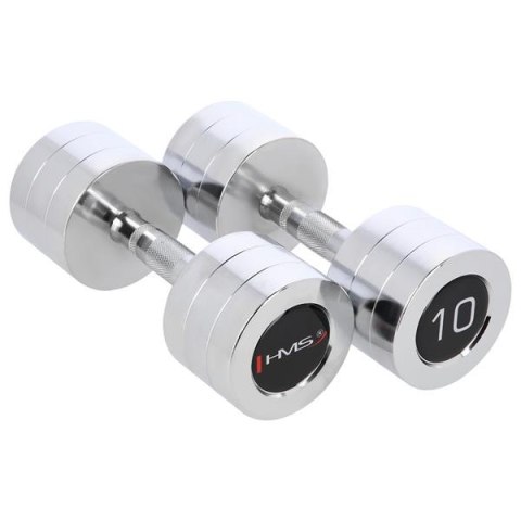 Hantle Chromowane HMS CHD10 –Zestaw 2 szt. 10 KG- klasyka w pięknym wydaniu Hantle Chromowane HMS CHD10 –Zestaw 2 szt. 10 KG- klasyka w pięknym wydaniu