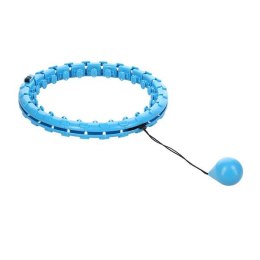 FH01 BLUE – Hula Hop Magnetyczne z Obciążnikiem i Masażem