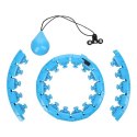 FH01 BLUE – Hula Hop Magnetyczne z Obciążnikiem i Masażem