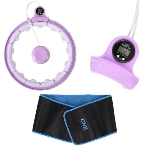 FH02 VIOLET HULA HOP Z OBCIĄŻNIKIEM + LICZNIK FH02 VIOLET HULA HOP Z OBCIĄŻNIKIEM + LICZNIK