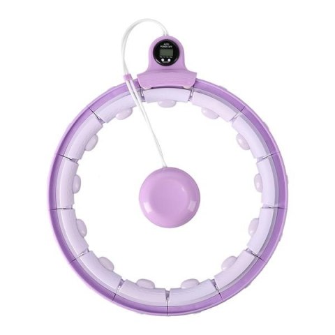 FH02 VIOLET HULA HOP Z OBCIĄŻNIKIEM + LICZNIK FH02 VIOLET HULA HOP Z OBCIĄŻNIKIEM + LICZNIK