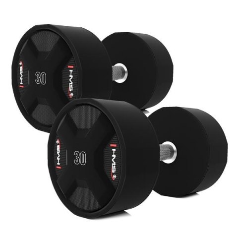 HPC SET ZESTAW HANTLI POLIURETANOWYCH 2 x 27.5 - 37.5 KG CPU (325 KG) HMS HPC SET ZESTAW HANTLI POLIURETANOWYCH 2 x 27.5 - 37.5 KG CPU (325 KG) HMS
