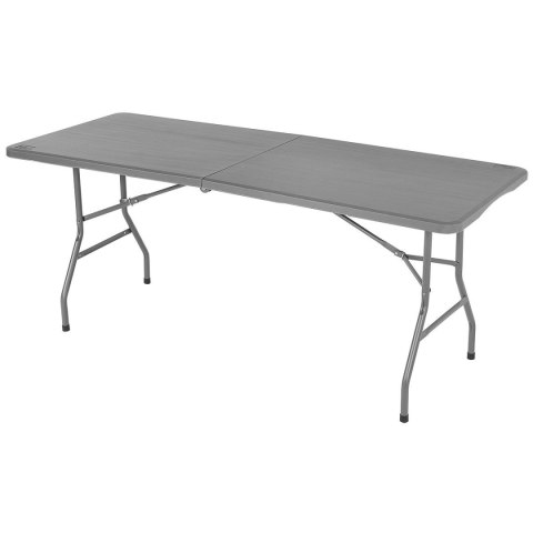 STÓŁ CATERINGOWY SKŁADANY W WALIZKĘ 180x70CM MAX.100KG SZARY STÓŁ CATERINGOWY SKŁADANY W WALIZKĘ 180x70CM MAX.100KG SZARY