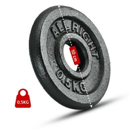 OBCIĄŻENIE ALLRIGHT CZARNE 0,5kg